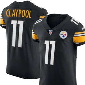 Nike Claypool Black Pittsburgh Steelers Vapor Elite Player Jersey NWT